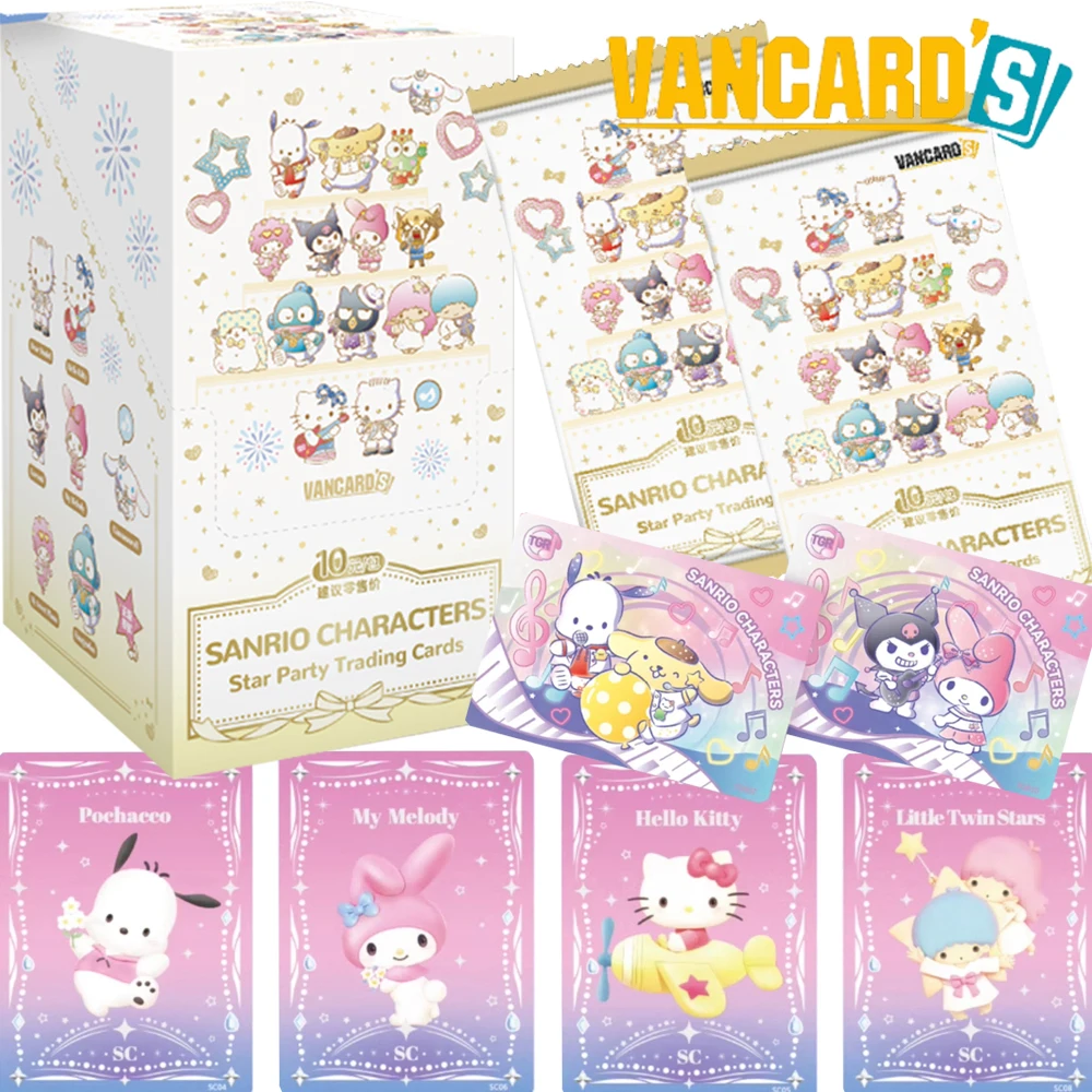 Genuine Vancard's Sanrio Characters Collection Cards Japanese Cartoon Cute Kuromi Pompompurin Star Party Trading Cards Gifts Toy
Genuine Vancard's Sanrio Characters Collection Cards Japanese Cartoon Cute Kuromi Pompompurin Star Party Trading Cards Gifts Toy
