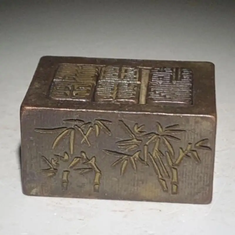 Antique Copper Seals Exquisite Relief Plum Orchid Bamboo Chrysanthemum Folk Art Collection handicraft
Antique Copper Seals Exquisite Relief Plum Orchid Bamboo Chrysanthemum Folk Art Collection handicraft
