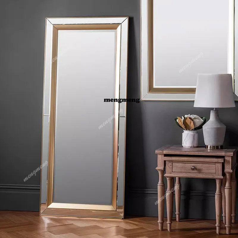 Simple clothing store floor-to-ceiling full-body mirror hanging full-length mirror bathroom makeup mirror custom
Simple clothing store floor-to-ceiling full-body mirror hanging full-length mirror bathroom makeup mirror custom