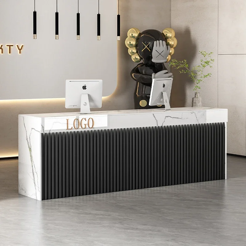 Simple Trendy Storage Reception Desk Counter Hair Salon Cashier Reception Desk Counter Aesthetic Italian Commercial Furniture
Simple Trendy Storage Reception Desk Counter Hair Salon Cashier Reception Desk Counter Aesthetic Italian Commercial Furniture