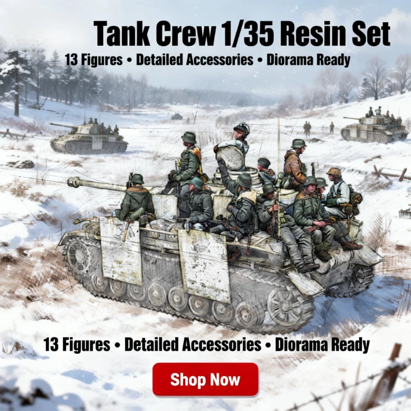 Large Expansion Pack, 1/35 Cast Resin Model Kit, Winter Team, Suitable for Scene Layout, Unpainted Model Kit, Requires Assembly
Large Expansion Pack, 1/35 Cast Resin Model Kit, Winter Team, Suitable for Scene Layout, Unpainted Model Kit, Requires Assembly