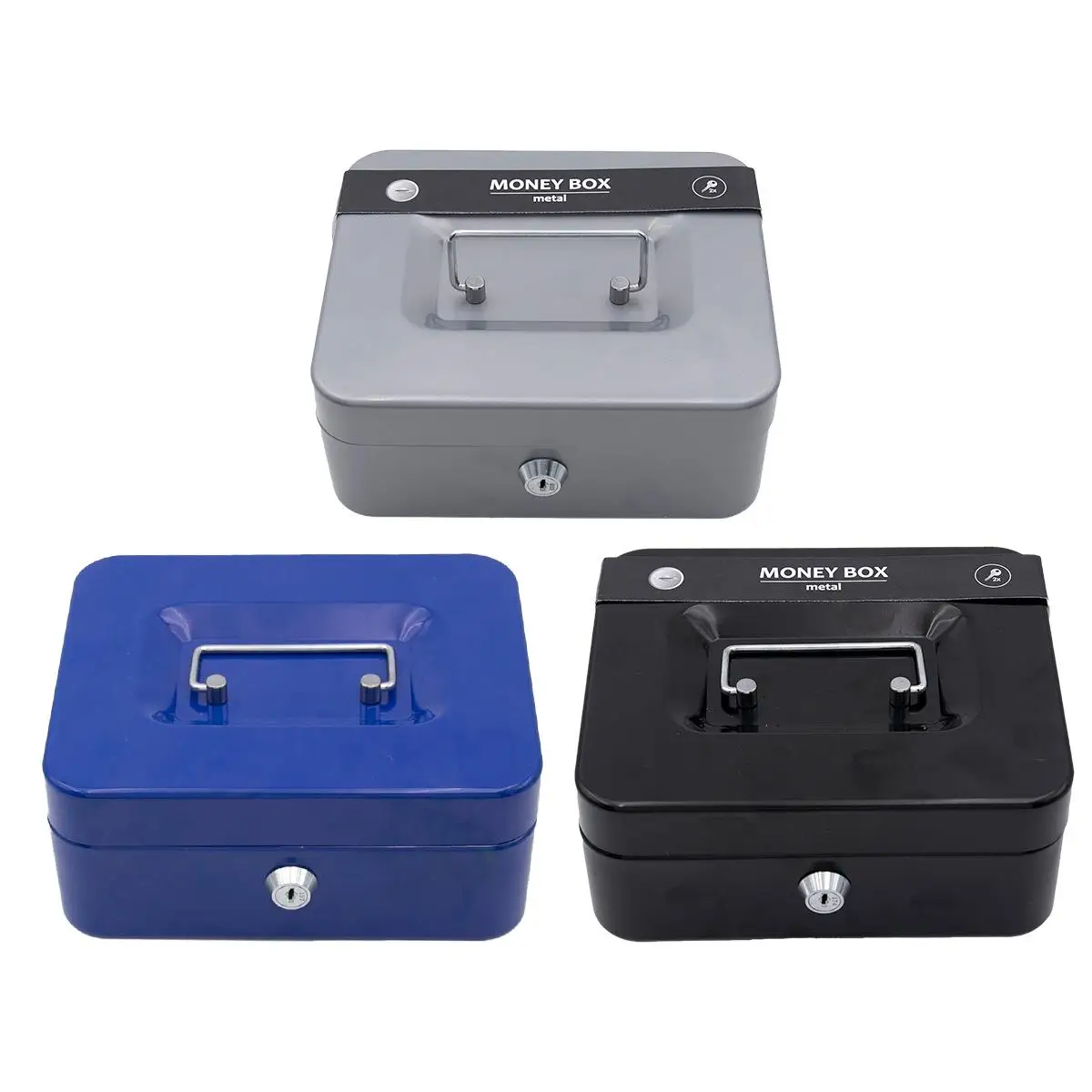 Portable Money Box Key Design Creative Storage Box Metal Safe Coin Organizer New Model Family Storage Supplies Handheld Design
Portable Money Box Key Design Creative Storage Box Metal Safe Coin Organizer New Model Family Storage Supplies Handheld Design