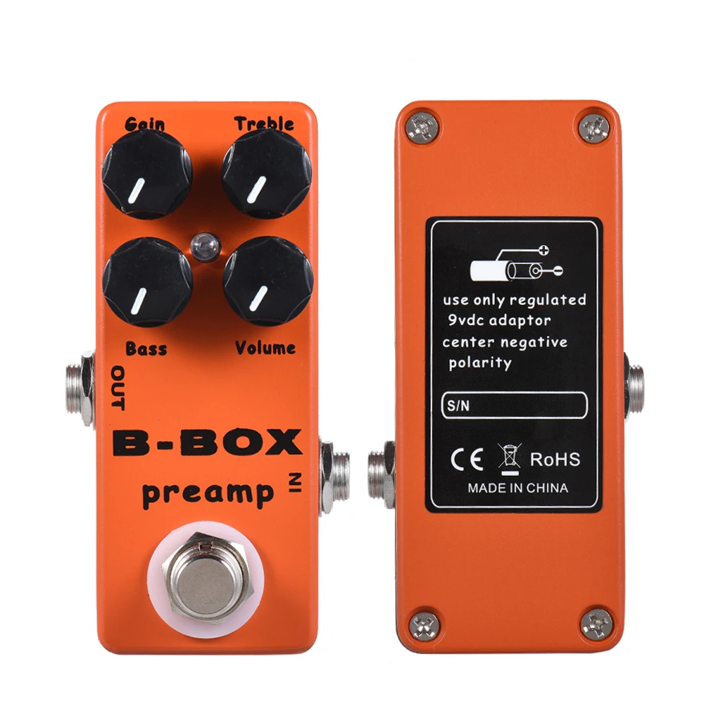 Педаль эффектов MOSKYAudio B-Box для электрогитары: предусилитель и овердрайв, цельнометаллический корпус, True Bypass, процессор гитарных эффектов
Педаль эффектов MOSKYAudio B-Box для электрогитары: предусилитель и овердрайв, цельнометаллический корпус, True Bypass, процессор гитарных эффектов