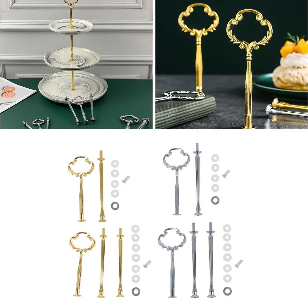 2/3 Tier Cake Pan Holder Plate Stand Cupcake Fittings Silver Golden Wedding Party No Plate Bakeware Kitchen Tools Accessories
2/3 Tier Cake Pan Holder Plate Stand Cupcake Fittings Silver Golden Wedding Party No Plate Bakeware Kitchen Tools Accessories