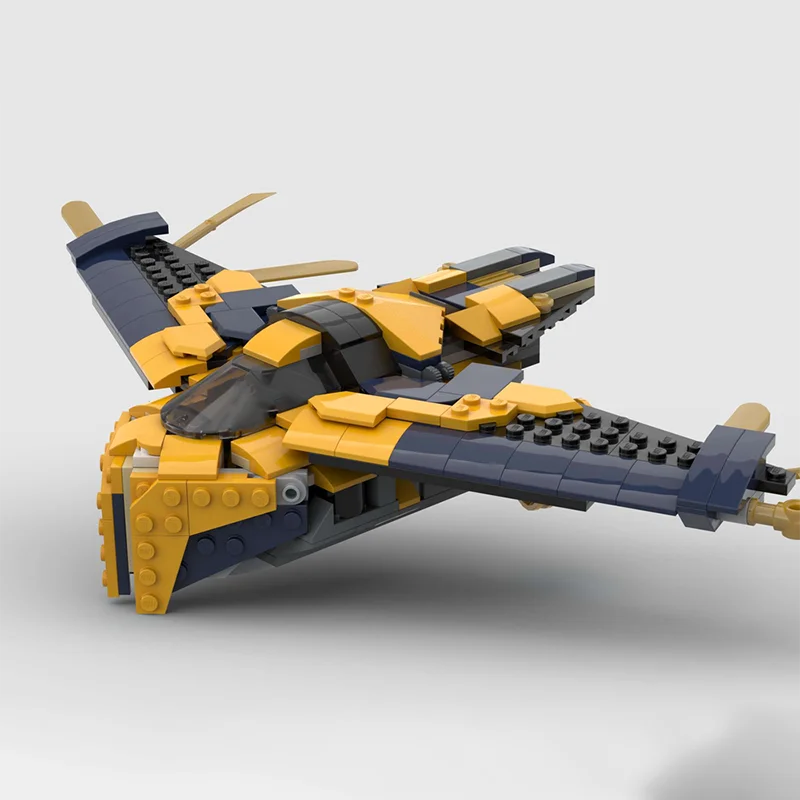 366PCS MOC Hero Movie Guardians Galaxy Milano Spaceship Build Super Storm Jet Model Display Assembly Building Blocks DIY Gift
366PCS MOC Hero Movie Guardians Galaxy Milano Spaceship Build Super Storm Jet Model Display Assembly Building Blocks DIY Gift