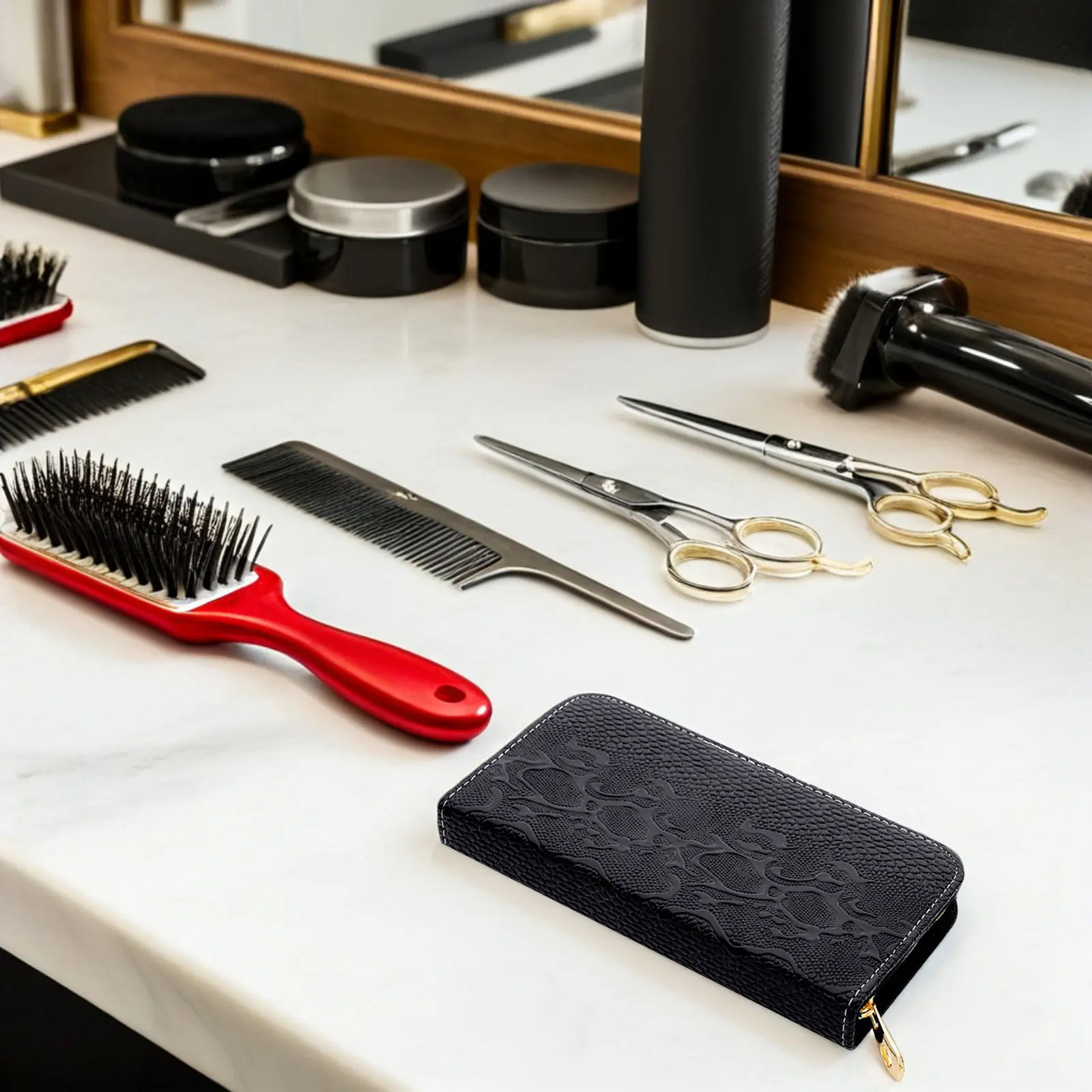 Hairdresser Scissor Bag Wear Resistant Portable Design Lightweight Hair Stylist Scissor Holder Case Salon Hair Tool Storage
Hairdresser Scissor Bag Wear Resistant Portable Design Lightweight Hair Stylist Scissor Holder Case Salon Hair Tool Storage