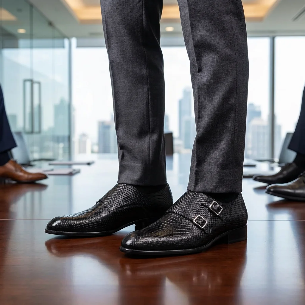 Office Business Leather Shoes Handmade High Quality Buckle Monk Style Business Footwear Casual Oxford Business Work Shoes Men
Office Business Leather Shoes Handmade High Quality Buckle Monk Style Business Footwear Casual Oxford Business Work Shoes Men