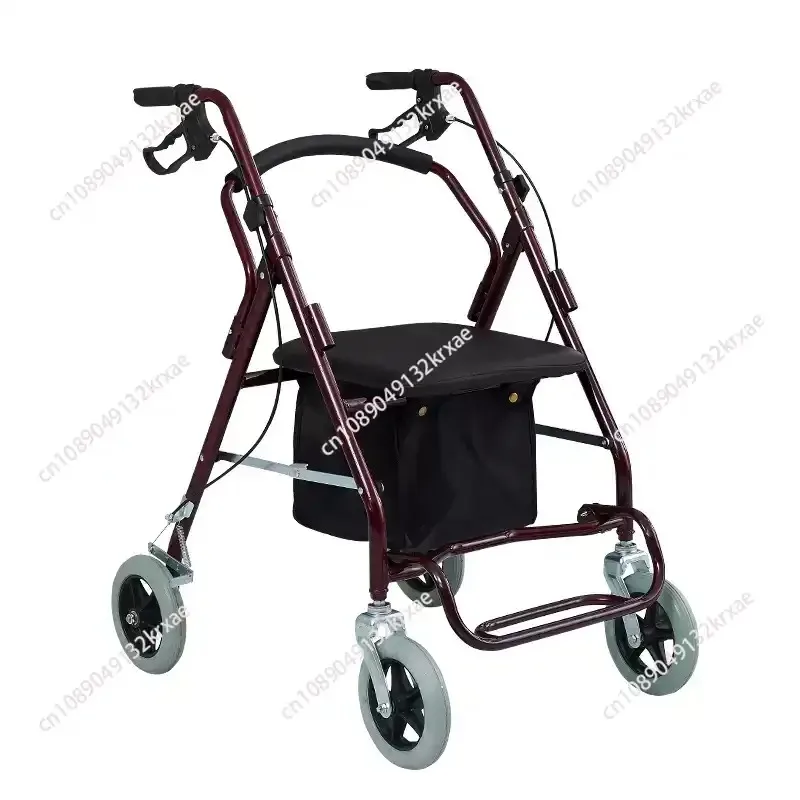 Foldable 4-Wheel Senior Shopping Cart with Seat And Storage Basket Elderly Sit-and-Push Leisure Grocery Carrier for Market Visit
Foldable 4-Wheel Senior Shopping Cart with Seat And Storage Basket Elderly Sit-and-Push Leisure Grocery Carrier for Market Visit