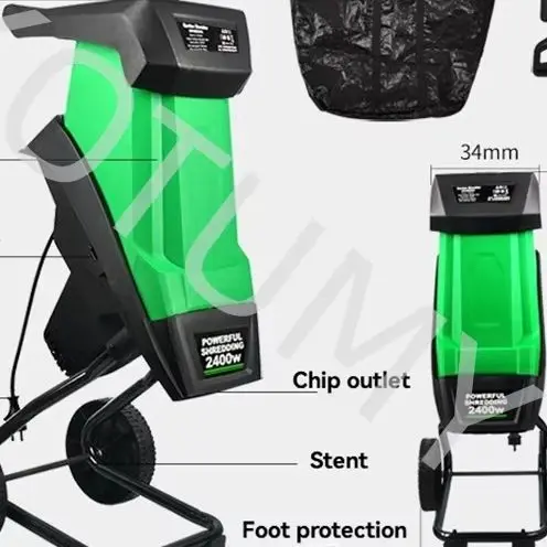 50L/2400W Electric Crusher Garden Tools Branch Shredder Leaf Branch Shredder Garden Wood Shredding Machine
50L/2400W Electric Crusher Garden Tools Branch Shredder Leaf Branch Shredder Garden Wood Shredding Machine