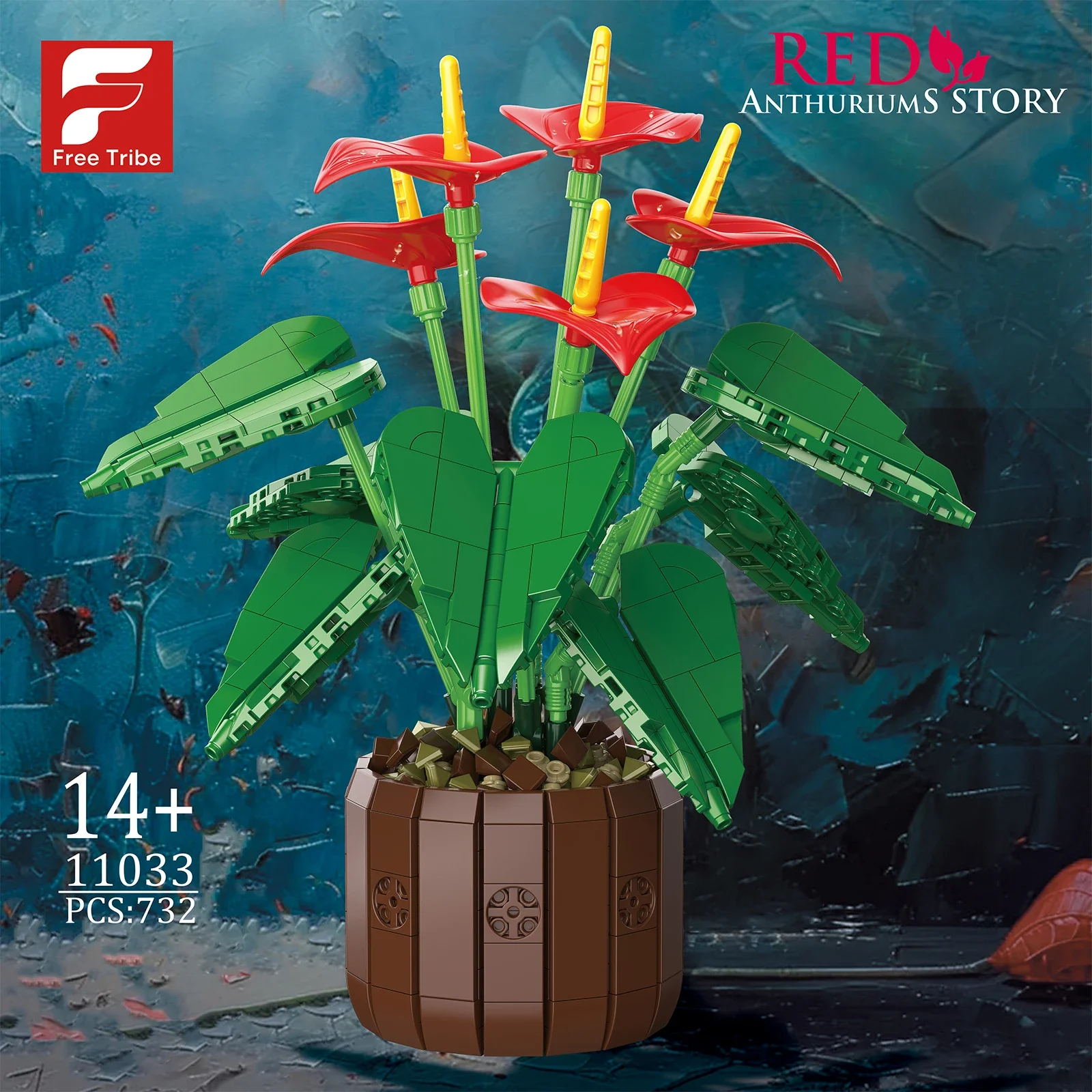 732 шт. красные антуриумы, строительные блоки, растения в горшках, букет цветов, модель в сборе, игрушка, красивый домашний декор, подарок на праздник для девочек
732 шт. красные антуриумы, строительные блоки, растения в горшках, букет цветов, модель в сборе, игрушка, красивый домашний декор, подарок на праздник для девочек