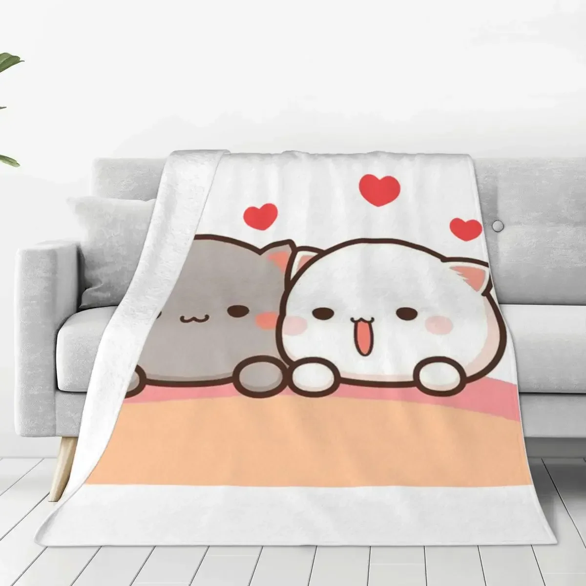 Warm Soft Blanket Travelling Mochi Peach Bedding Throws Cartoon Cat Flannel Bedspread Couch Bed Aesthetic Sofa Bed Cover
Warm Soft Blanket Travelling Mochi Peach Bedding Throws Cartoon Cat Flannel Bedspread Couch Bed Aesthetic Sofa Bed Cover