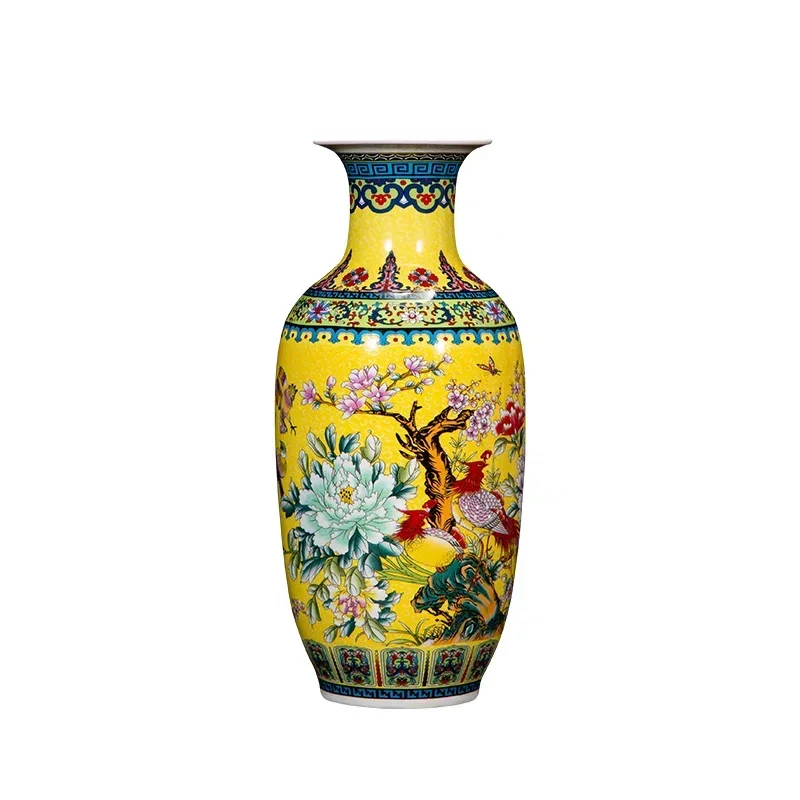 Jingdezhen-Enamel Colored Vases, Ceramic Decorative Vase, Porcelain, Antique Office Furniture, Ornaments Articles, Vase Crafts
Jingdezhen-Enamel Colored Vases, Ceramic Decorative Vase, Porcelain, Antique Office Furniture, Ornaments Articles, Vase Crafts