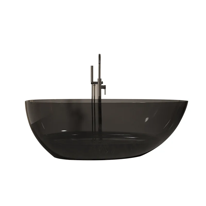 freestanding pure resin color transparent hotel B & B home crystal bathtub
freestanding pure resin color transparent hotel B & B home crystal bathtub