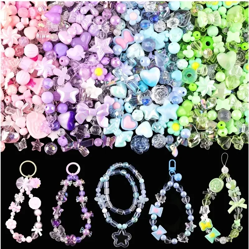 Assorted Acrylic Beads for Bracelet Making 180-240Pcs Beads Making Kit Candy Star Heart Cute Beads for Jewelry Making Necklace
Assorted Acrylic Beads for Bracelet Making 180-240Pcs Beads Making Kit Candy Star Heart Cute Beads for Jewelry Making Necklace