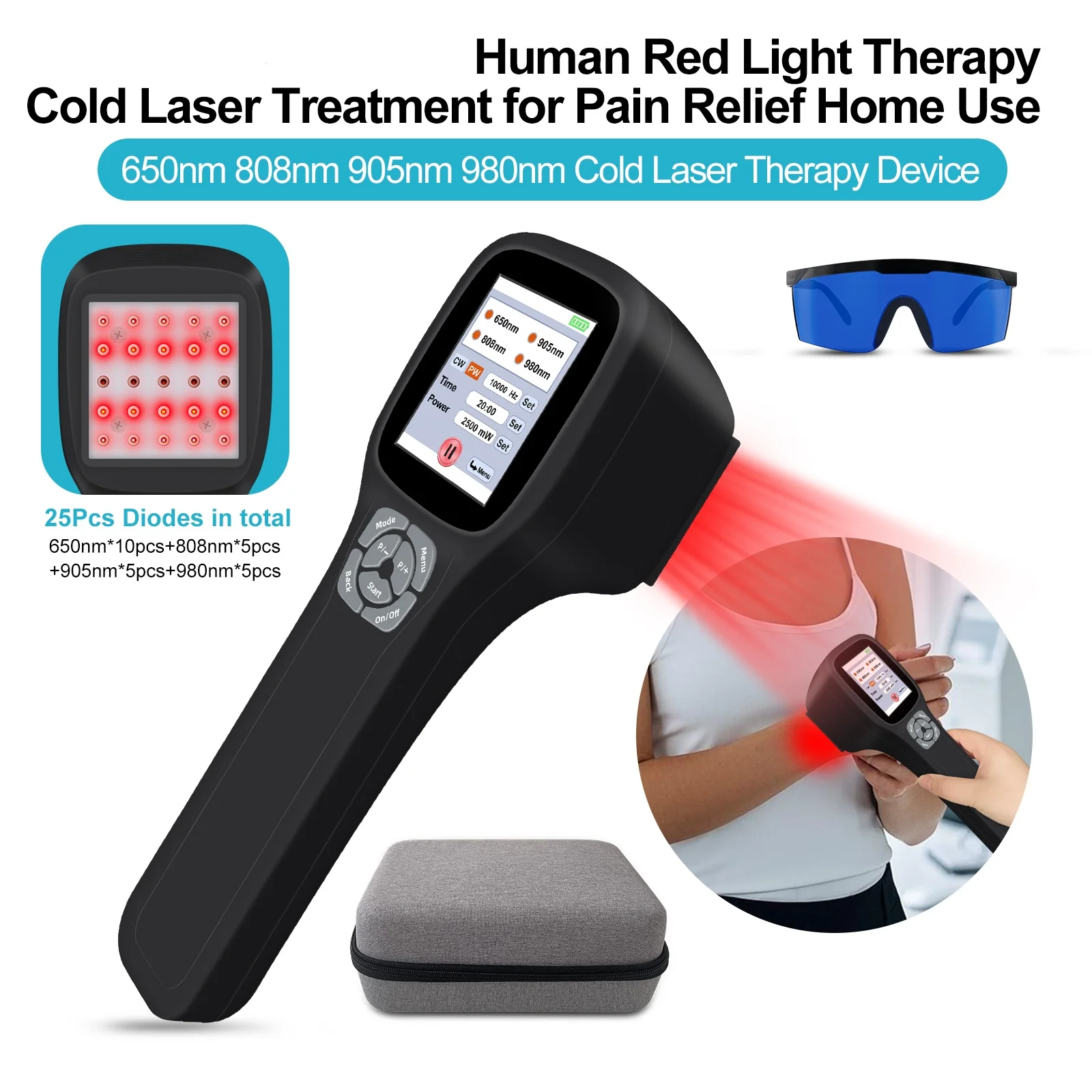 2026 Canine Arthritis Wound Healing Relief Handheld Laser Therapy Device Class IV 808nm Red Light Physiotherapy Equipment
2026 Canine Arthritis Wound Healing Relief Handheld Laser Therapy Device Class IV 808nm Red Light Physiotherapy Equipment