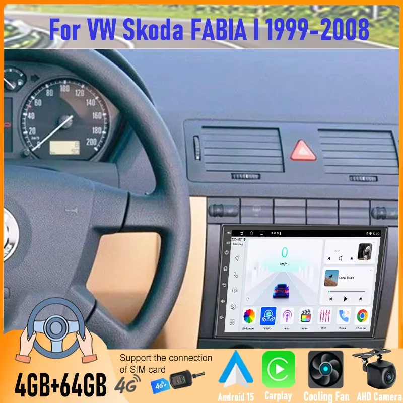 Car Stereo Radio For Skoda FABIA I 1999-2008 Multimedia Player 7inch Wireless Apple Carplay 2DIN Android 15 GPS 8+128GB Camera
Car Stereo Radio For Skoda FABIA I 1999-2008 Multimedia Player 7inch Wireless Apple Carplay 2DIN Android 15 GPS 8+128GB Camera
