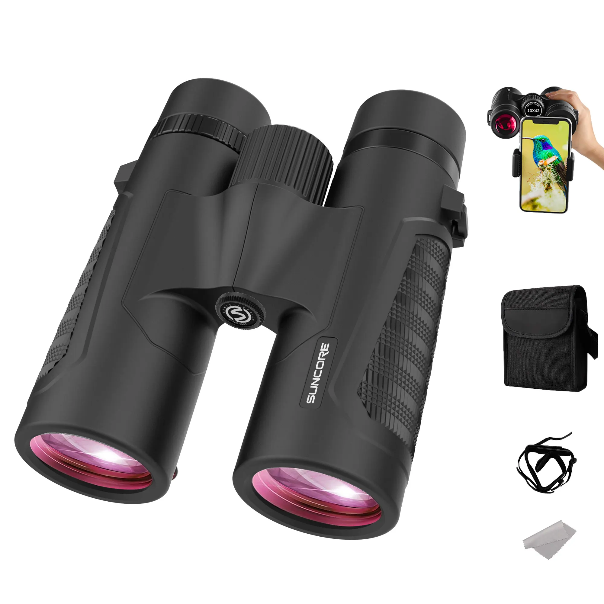 Бинокль 10X42HD для взрослых с мощным питанием и модернизированным адаптером для телефона — бинокль с большим обзором и прозрачным Li
Бинокль 10X42HD для взрослых с мощным питанием и модернизированным адаптером для телефона — бинокль с большим обзором и прозрачным Li