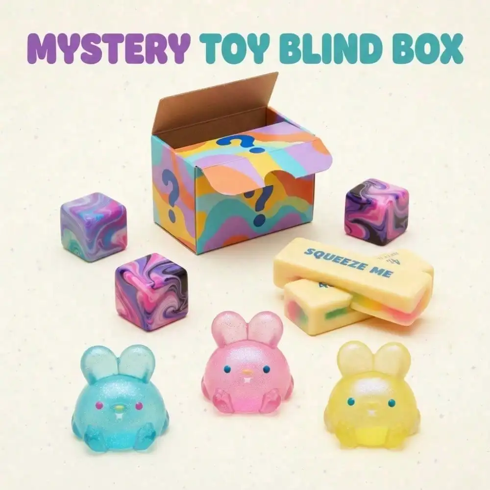 1 Pull Squishy Mystery Set Random Blind Box Slow Rising Sensory Fidget Independent Odds Stress Relief For Kids Adults
1 Pull Squishy Mystery Set Random Blind Box Slow Rising Sensory Fidget Independent Odds Stress Relief For Kids Adults