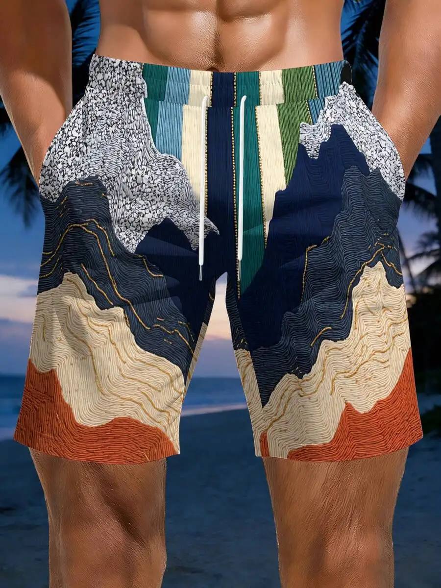 Abstract Mountain Landscape 3D Printed Mens Beach Shorts Casual Summer Outfit
Abstract Mountain Landscape 3D Printed Mens Beach Shorts Casual Summer Outfit