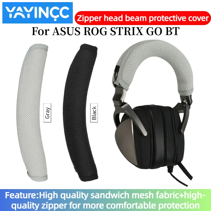 YAYINCC Quality Headphone Head Beam Cover for ASUS ROG STRIX GO BT Earphone Zipper knitted fabric headband protective cover
YAYINCC Quality Headphone Head Beam Cover for ASUS ROG STRIX GO BT Earphone Zipper knitted fabric headband protective cover