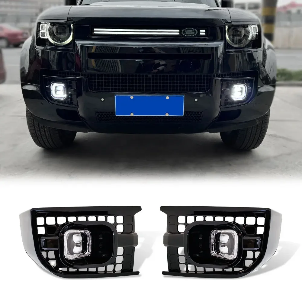 Car LED Fog Lights Kit Daytime Running Light Fog Lamp Cover With Harness For Land Rover Defender 2020 2021 2022
Car LED Fog Lights Kit Daytime Running Light Fog Lamp Cover With Harness For Land Rover Defender 2020 2021 2022