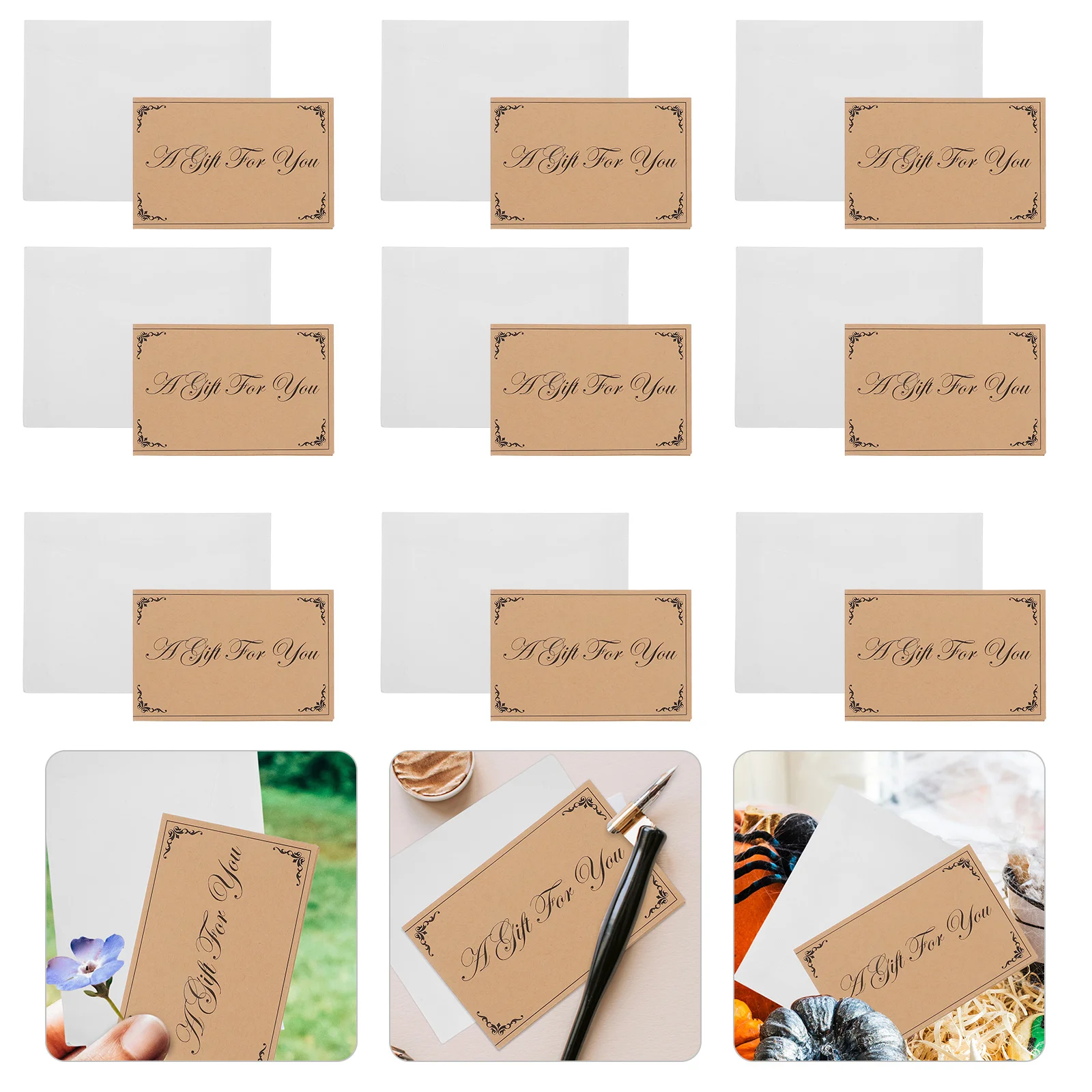 25Sets Blank Gift Certificates Kraft Certificate Cards Elegant Design for Birthday Wedding Christmas Business Spa Salon Client
25Sets Blank Gift Certificates Kraft Certificate Cards Elegant Design for Birthday Wedding Christmas Business Spa Salon Client