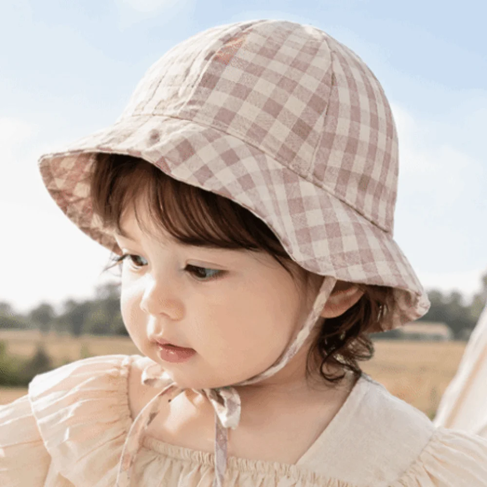 Vintage Style Wide Brim Baby Bucket Hat Plaid Striped UV Protection Fisherman Cap Dot Breathable Kids Sunhat Spring
Vintage Style Wide Brim Baby Bucket Hat Plaid Striped UV Protection Fisherman Cap Dot Breathable Kids Sunhat Spring