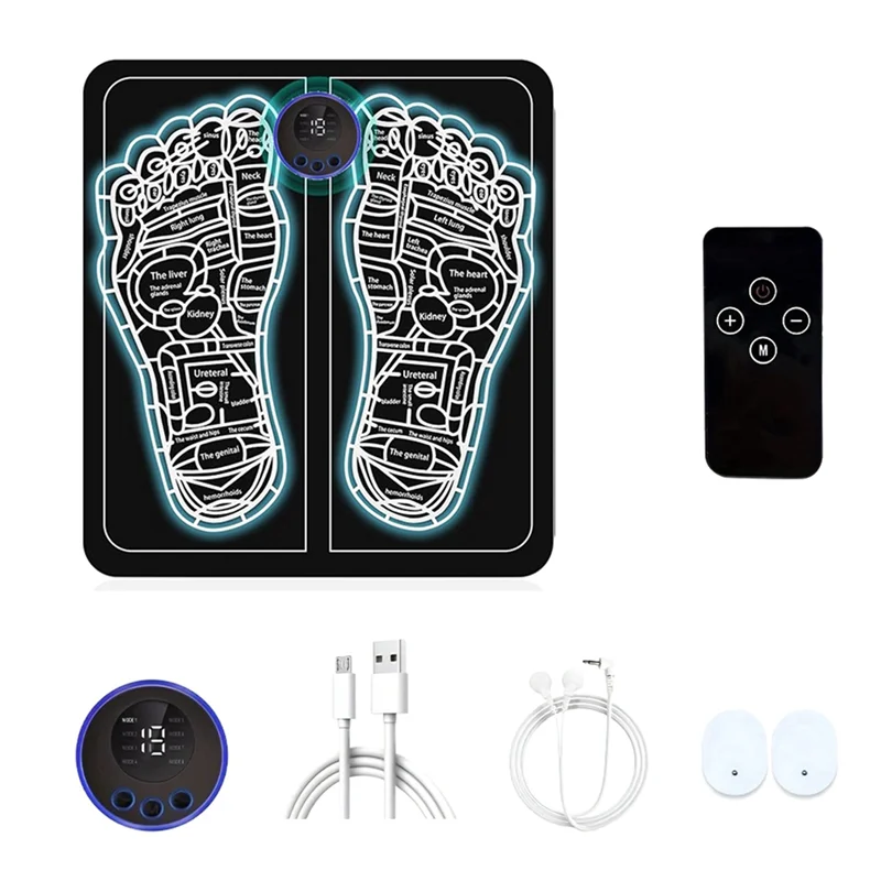 A61P Acupoint Foot Massager 200Mah Intelligent EMS Foot Massage Pad Impulse Physiotherapy Foot Pad Microcurrent Massager Durable
A61P Acupoint Foot Massager 200Mah Intelligent EMS Foot Massage Pad Impulse Physiotherapy Foot Pad Microcurrent Massager Durable