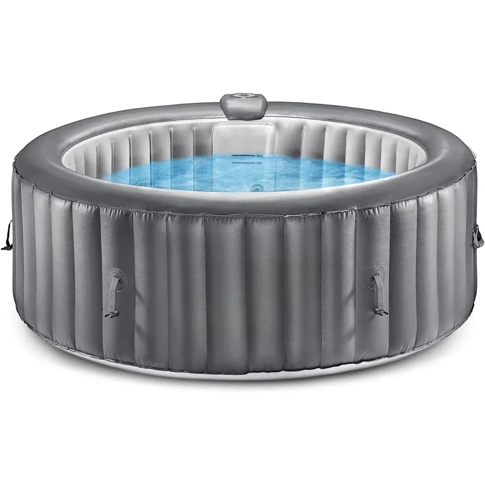 Outdoor Portable Hot Tub - 71" x 25'' 4-Person Round Inflatable Heated Pool Spa with 100 Bubble Jets, Filter Pump,Cover
Outdoor Portable Hot Tub - 71" x 25'' 4-Person Round Inflatable Heated Pool Spa with 100 Bubble Jets, Filter Pump,Cover