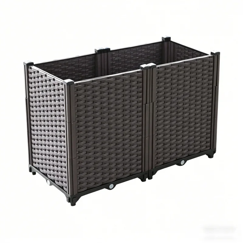 Extra Large 2-Tier Planter Box 80x40x52cm Deep Raised Garden Bed for Vegetables Flowers Herbs - Outdoor Indoor Balcony Patio Pl
Extra Large 2-Tier Planter Box 80x40x52cm Deep Raised Garden Bed for Vegetables Flowers Herbs - Outdoor Indoor Balcony Patio Pl