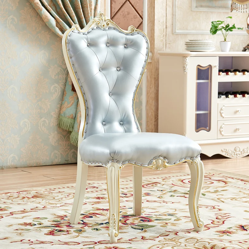 European high-end solid wood leather soft bag backrest dining chair American comfortable sedentary home hotel negotiation mahjon
European high-end solid wood leather soft bag backrest dining chair American comfortable sedentary home hotel negotiation mahjon