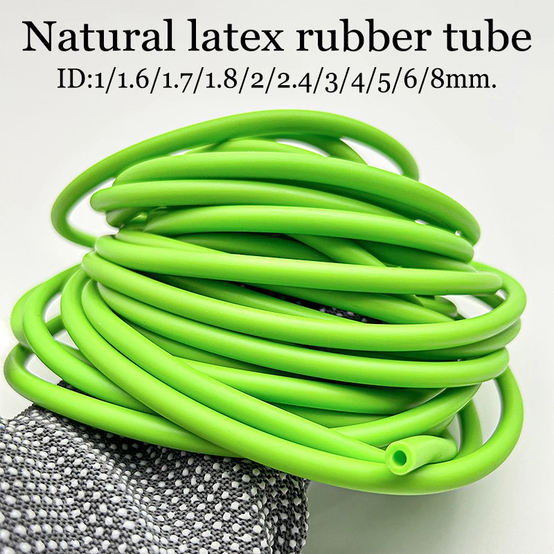 Bright green natural latex tube ID 1mm~8mm high-strength tensile rope suitable for DIY fitness equipment slingshot rubber bands
Bright green natural latex tube ID 1mm~8mm high-strength tensile rope suitable for DIY fitness equipment slingshot rubber bands
