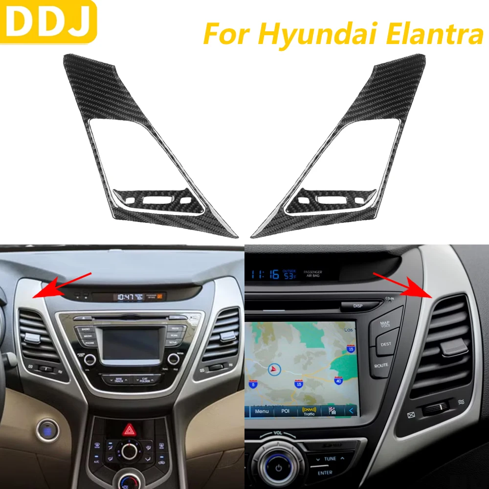 Для Hyundai Elantra 2011-2016 углеродное волокно, центральный комплект вентиляционных отверстий для кондиционера, накладка, автомобильные аксессуары, внутренняя наклейка
Для Hyundai Elantra 2011-2016 углеродное волокно, центральный комплект вентиляционных отверстий для кондиционера, накладка, автомобильные аксессуары, внутренняя наклейка