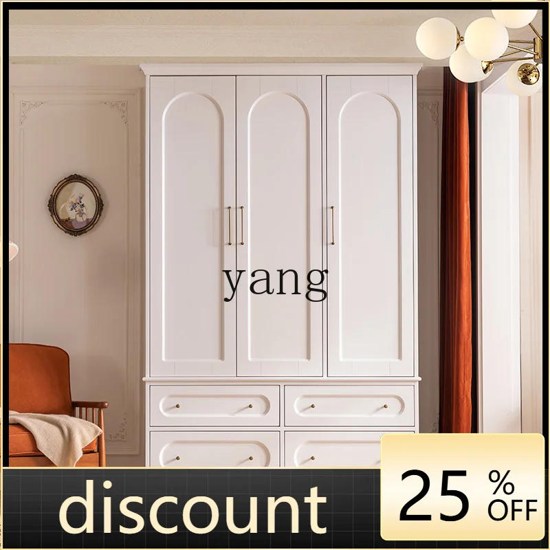 LTT French simple retro solid wood large wardrobe bedroom home door wardrobe
LTT French simple retro solid wood large wardrobe bedroom home door wardrobe
