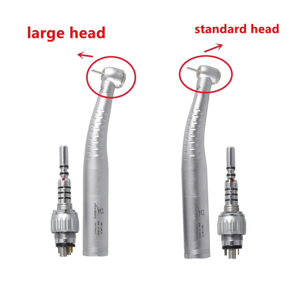 Dental Tools Fiber Optic High Speed Handpiece 6 Hole Standard/Large Head Single Water Spray Rotor with 6 Hole LED Quick Coupler
Dental Tools Fiber Optic High Speed Handpiece 6 Hole Standard/Large Head Single Water Spray Rotor with 6 Hole LED Quick Coupler