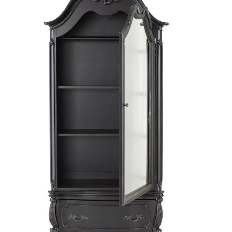 European neoclassical solid wood oak carved wardrobe, villa retro old decorative cabinet, bedroom mirror
European neoclassical solid wood oak carved wardrobe, villa retro old decorative cabinet, bedroom mirror