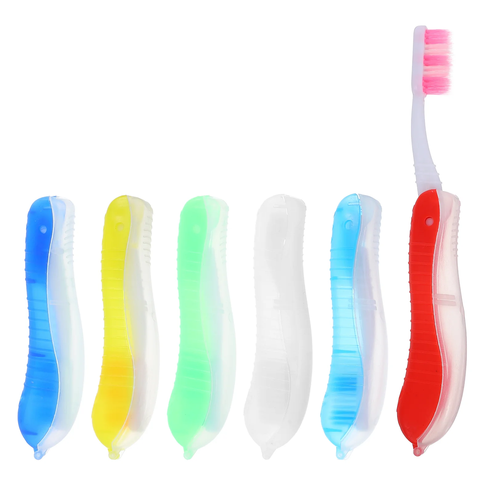 6 Pcs Travel Folding Toothbrush Portable Convenient Toothbrushes Camping Detachable
6 Pcs Travel Folding Toothbrush Portable Convenient Toothbrushes Camping Detachable