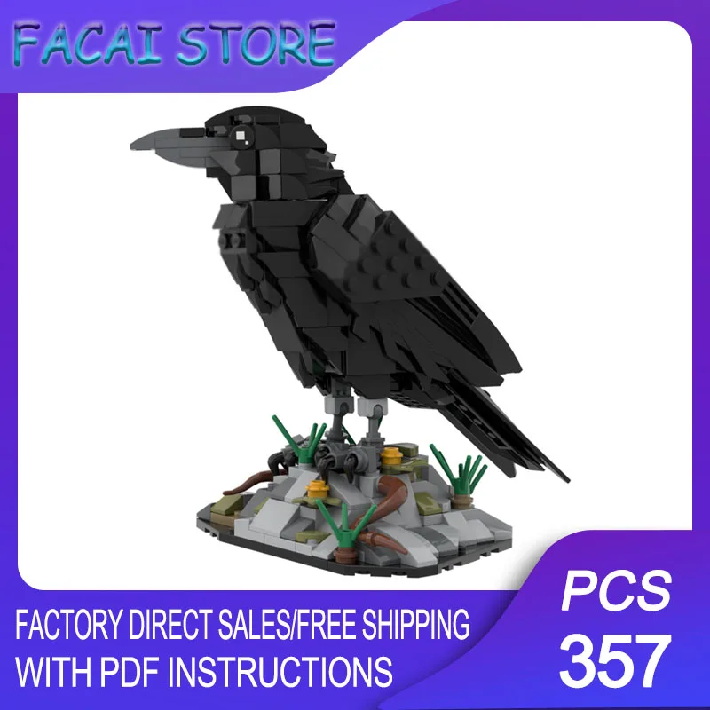Creative Series Moc Building Bricks Modular Raven Model Technology Blocks Christmas DIY Toy Construction Gifts
Creative Series Moc Building Bricks Modular Raven Model Technology Blocks Christmas DIY Toy Construction Gifts