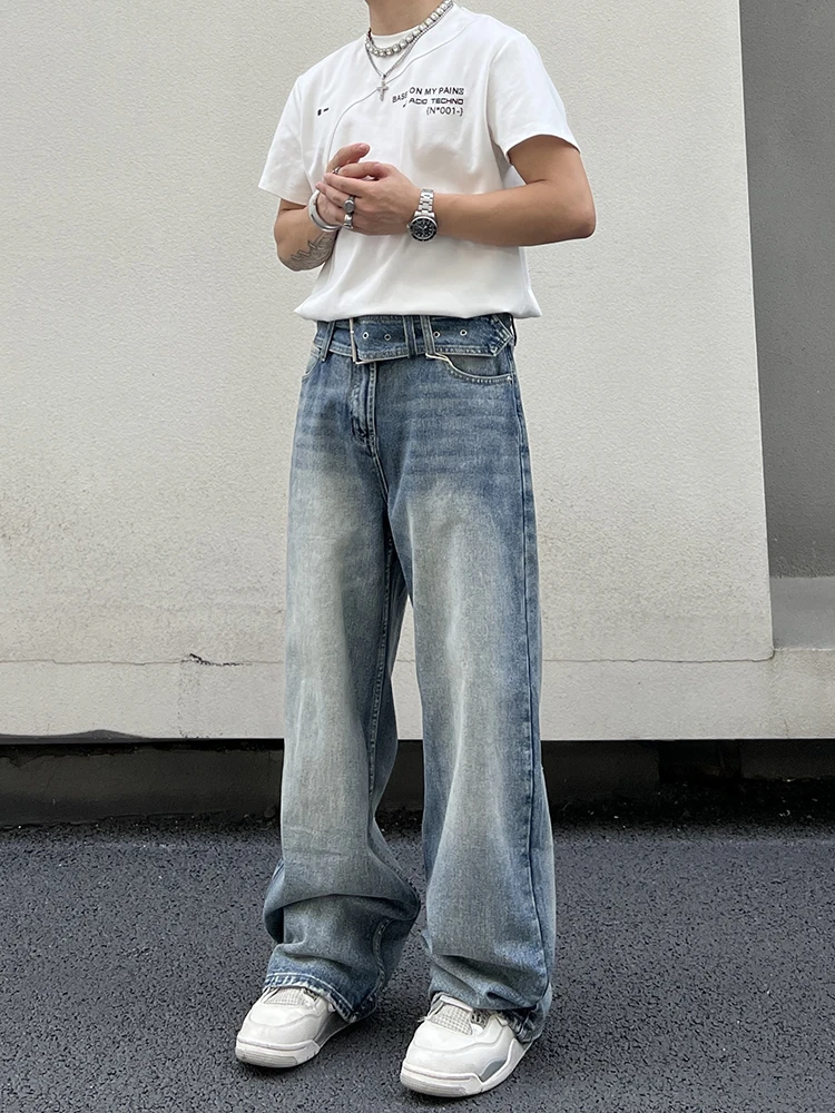 Мужские джинсы Cleanfit в американском ретро-стиле, широкие прямые штанины, свободный крой, с дизайном ремня, повседневные брюки
Мужские джинсы Cleanfit в американском ретро-стиле, широкие прямые штанины, свободный крой, с дизайном ремня, повседневные брюки