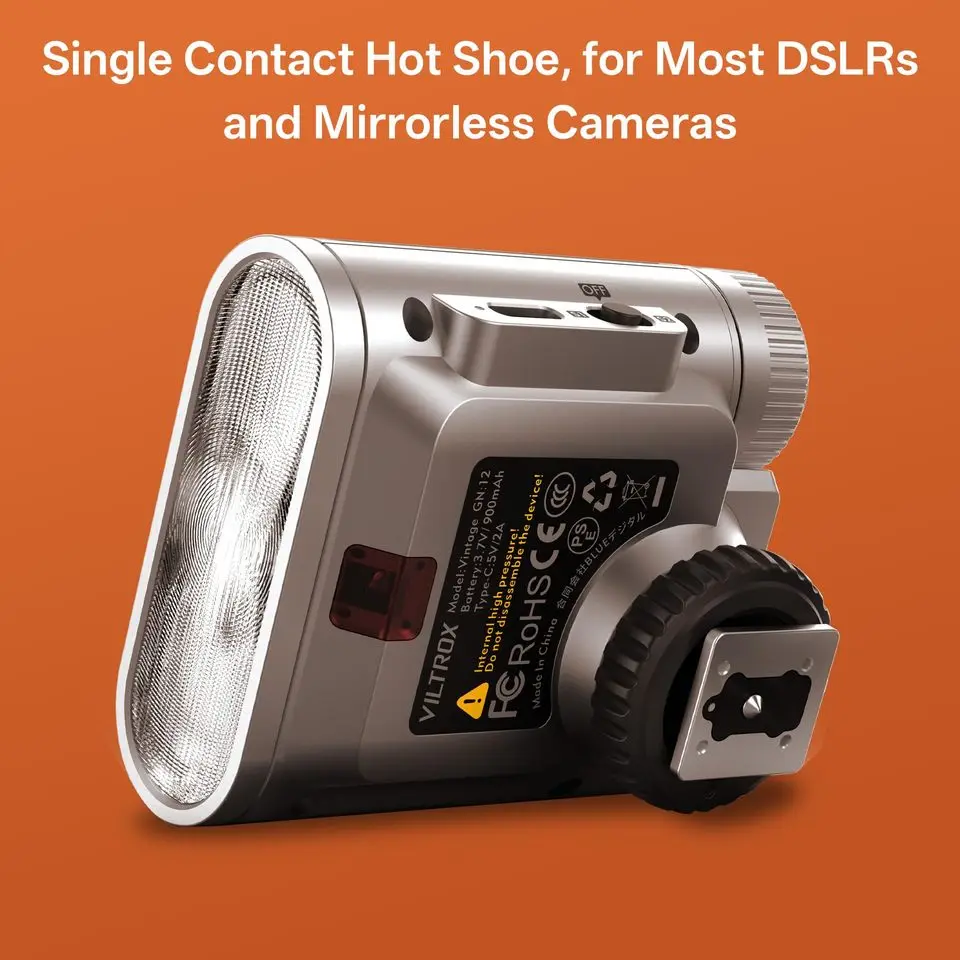 Viltrox Vintage Z1+ Mini Flash for Sony A7 III ZV-E10 Fuji X-T5 Canon Nikon DSLR Camera Camera Retro Speedlight Flashs
Viltrox Vintage Z1+ Mini Flash for Sony A7 III ZV-E10 Fuji X-T5 Canon Nikon DSLR Camera Camera Retro Speedlight Flashs