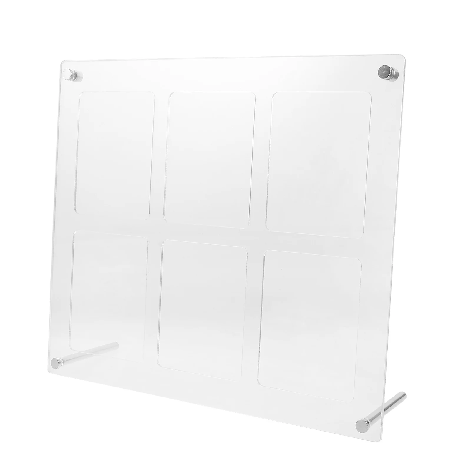 1pcs Acrylic Picture Frame 6-Grid Clear Display Holder For Cards Instant Photos Desktop Tabletop Use Card Organizer Rack
1pcs Acrylic Picture Frame 6-Grid Clear Display Holder For Cards Instant Photos Desktop Tabletop Use Card Organizer Rack