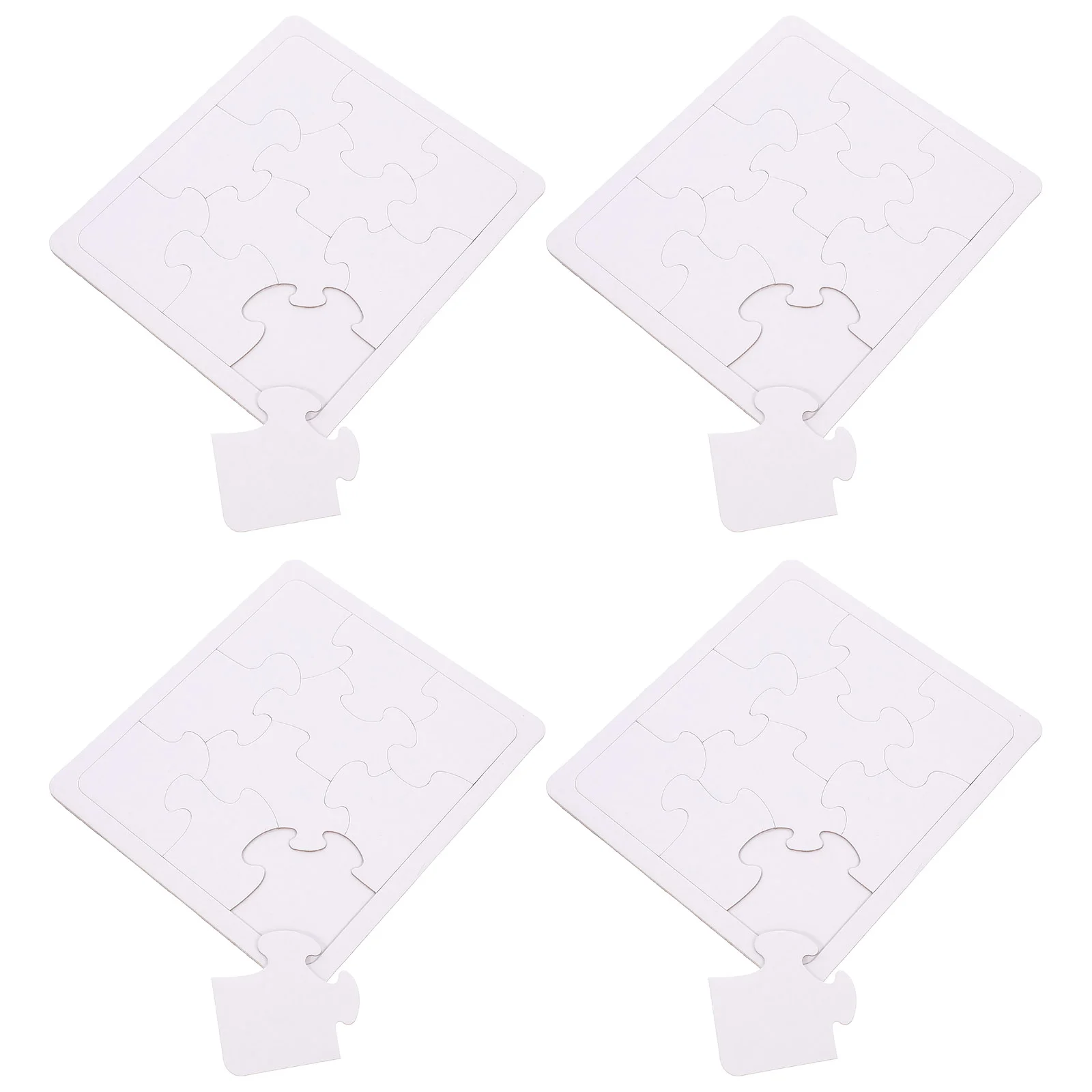 4 Sheets Children's Puzzle Toys Drawing Craft Crafting Supplies DIY Set Blank White Puzzles Drwing
4 Sheets Children's Puzzle Toys Drawing Craft Crafting Supplies DIY Set Blank White Puzzles Drwing