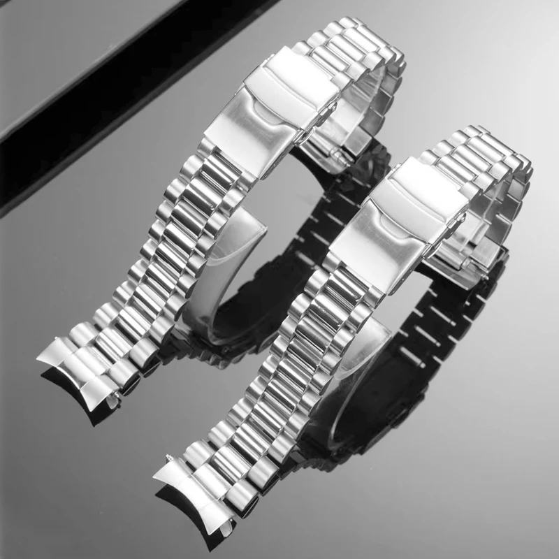 Ремешок для часов из цельной нержавеющей стали для Seiko SKX013 SKX015, с изогнутыми концами, модифицированная цепочка для часов, 20 мм, с раскладывающейся застежкой
Ремешок для часов из цельной нержавеющей стали для Seiko SKX013 SKX015, с изогнутыми концами, модифицированная цепочка для часов, 20 мм, с раскладывающейся застежкой