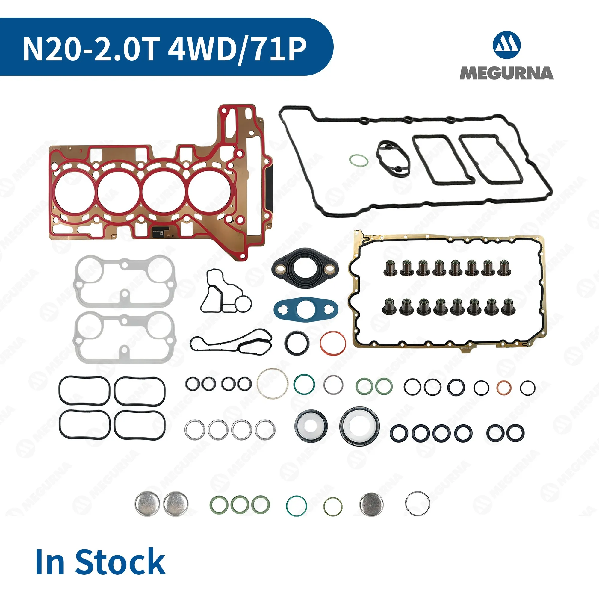 Engine Rebuild Overhaul Kit Full Cylinder Head Gasket Seal Set for BMW 2.0T 4WD N20B20A N20B20C 328i 428i 528i X1 X3 X4 X5 X6
Engine Rebuild Overhaul Kit Full Cylinder Head Gasket Seal Set for BMW 2.0T 4WD N20B20A N20B20C 328i 428i 528i X1 X3 X4 X5 X6