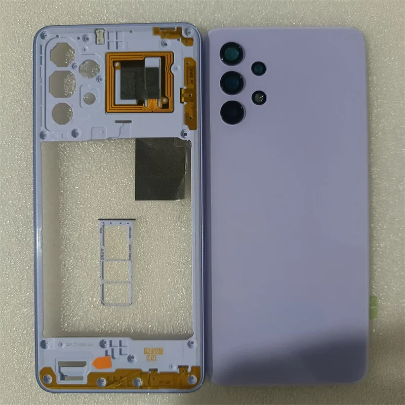 Full Housing Case For Samsung Galaxy A32 4G A325 Middle Frame Cover+Battery Back Cover Rear Door Cover With Camera Lens Replace
Full Housing Case For Samsung Galaxy A32 4G A325 Middle Frame Cover+Battery Back Cover Rear Door Cover With Camera Lens Replace