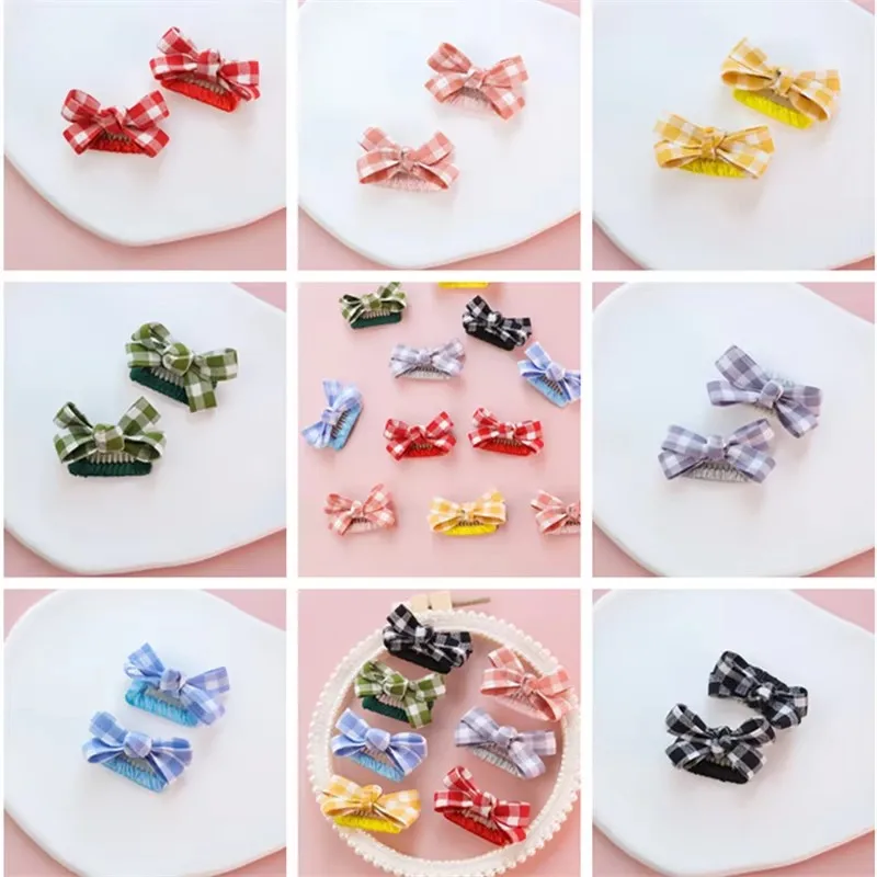 Cute Plaid Bow BB Clip Fashion Handmake Pet Hair Accessories for Small Puppy Cat Dog Grooming Hair Clips Pet Accessoires
Cute Plaid Bow BB Clip Fashion Handmake Pet Hair Accessories for Small Puppy Cat Dog Grooming Hair Clips Pet Accessoires