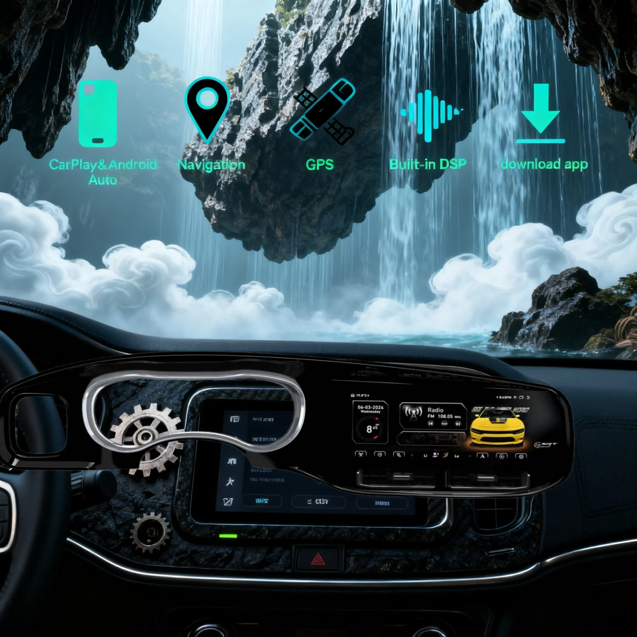 12,3-дюймовый Android14 беспроводной CarPlay для Dodge Charger 2011 2012-2019, автомобильный радиоприемник, стерео мультимедийный плеер, GPS-навигация, головное устройство
12,3-дюймовый Android14 беспроводной CarPlay для Dodge Charger 2011 2012-2019, автомобильный радиоприемник, стерео мультимедийный плеер, GPS-навигация, головное устройство