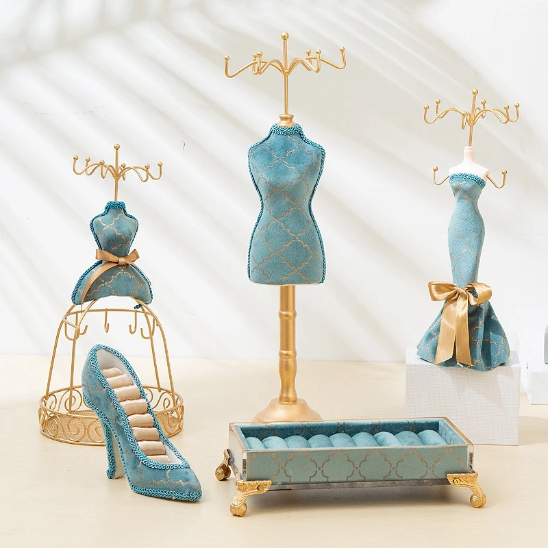 Vintage Peacock Blue Jewelry Frame Princess Decoration Storage Display Shelf Home Creative Decoration Wedding Window Display Fiv
Vintage Peacock Blue Jewelry Frame Princess Decoration Storage Display Shelf Home Creative Decoration Wedding Window Display Fiv