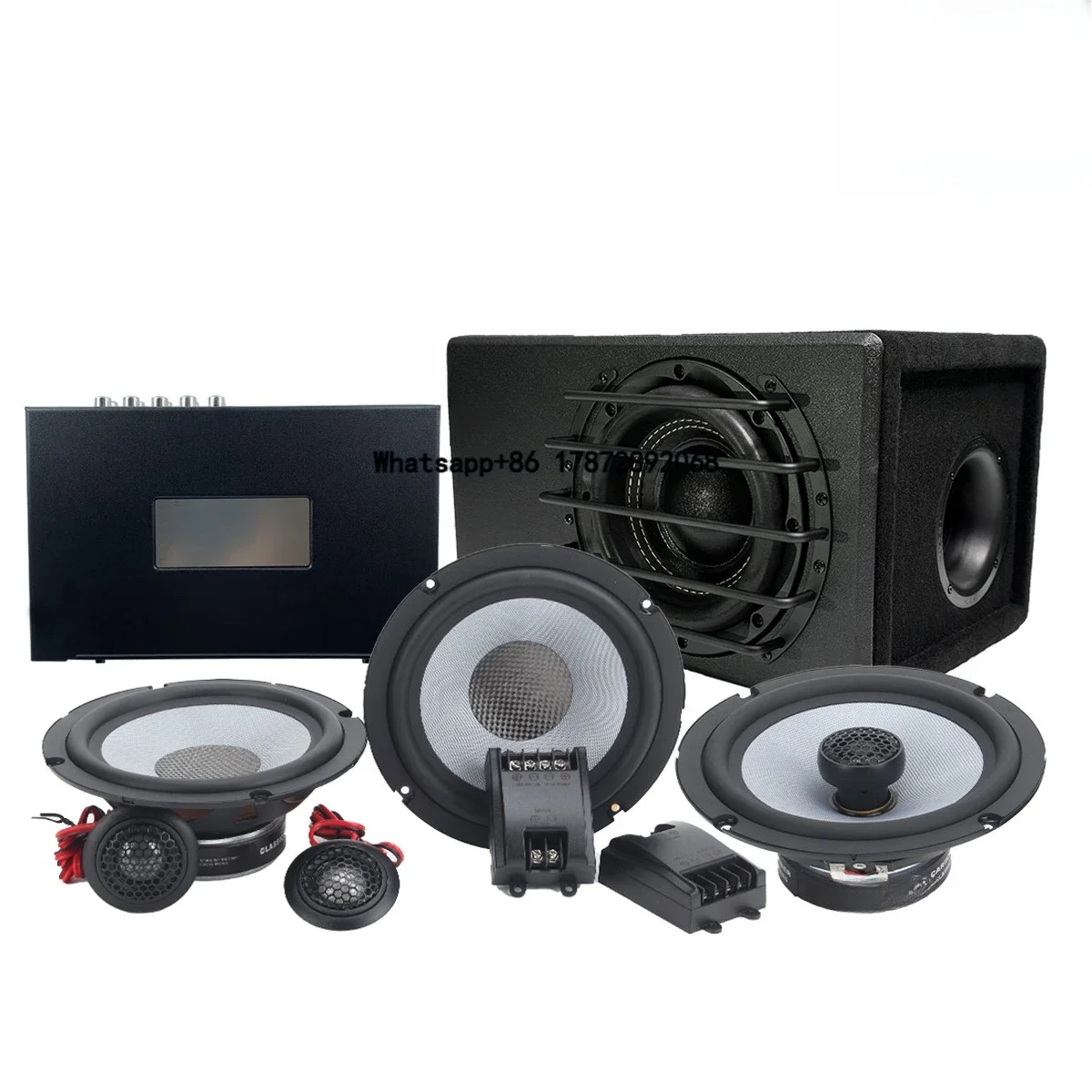 Universal Auto Audio Speaker System Set Complete Kit With Amplifier Tweeter Full Range Sound for Car Truck and SUV
Universal Auto Audio Speaker System Set Complete Kit With Amplifier Tweeter Full Range Sound for Car Truck and SUV
