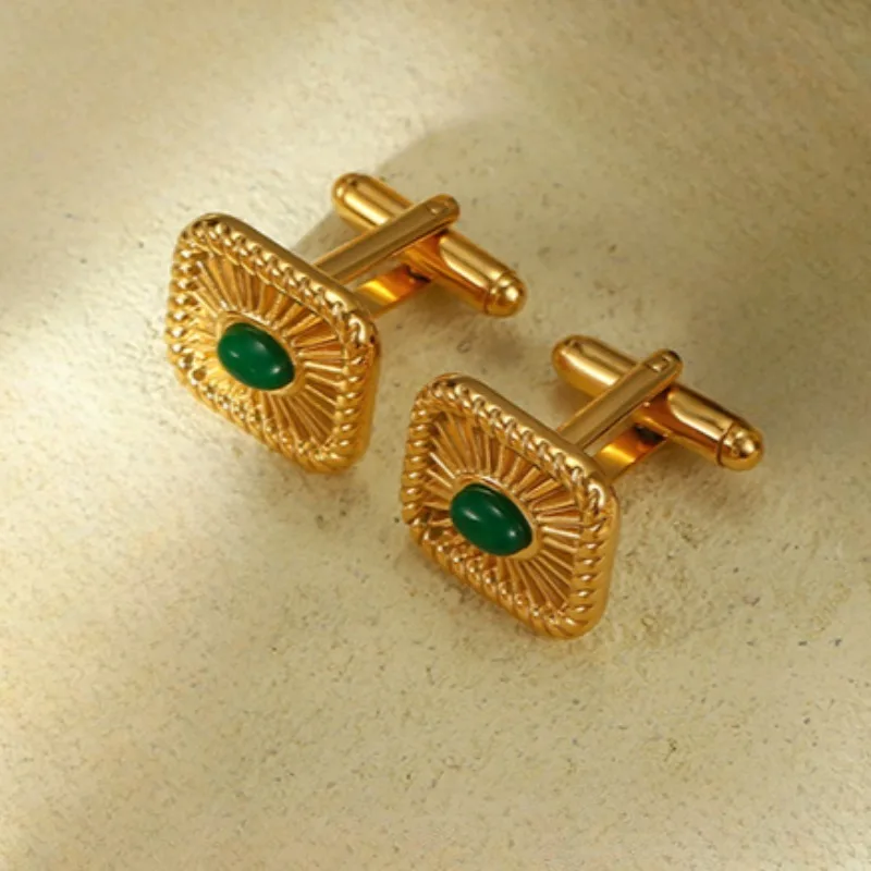 Geometric Stainless Steel Turquoise Cufflinks Men's Wedding Party Dresses Jewelry Accessories French Shirt Buttons Friend Gifts
Geometric Stainless Steel Turquoise Cufflinks Men's Wedding Party Dresses Jewelry Accessories French Shirt Buttons Friend Gifts